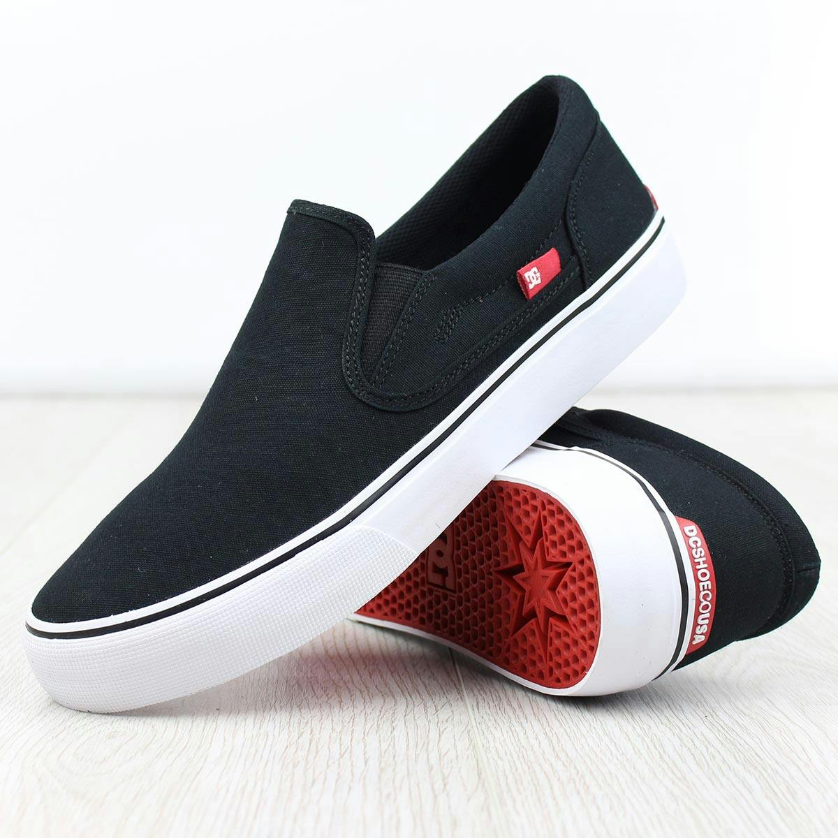 DC Mens Trase Slip-on Tx Skate Shoe DC Mens Trase Slip-on Tx Skate Shoe